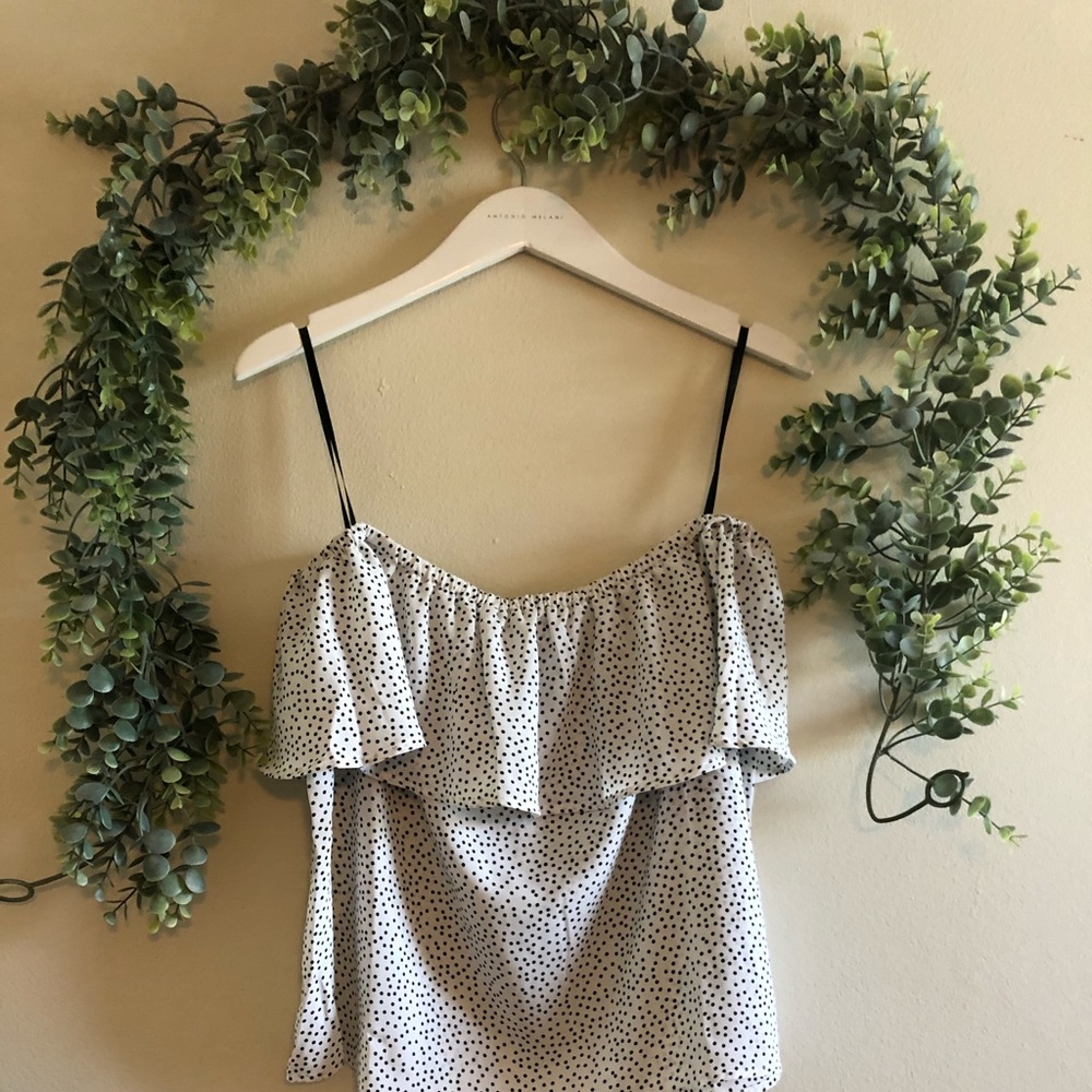 The Label off shoulder top
